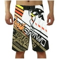 thumbnail image 1 of HOWPAY Swim Trunks Men Summer Hawaiian Print Quick Dry Board Shorts Elastic Waist Lightweight Loose Fit Casual Bathing Suit Watermelon Red XL, 1 of 4