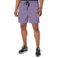 thumbnail image 1 of HOWPAY Swim Trunks Men Summer Solid Color Quick Dry Elastic Waist Drawstring Swim Briefs Lightweight Casual Loose Fit Swimwear Light Purple L, 1 of 6