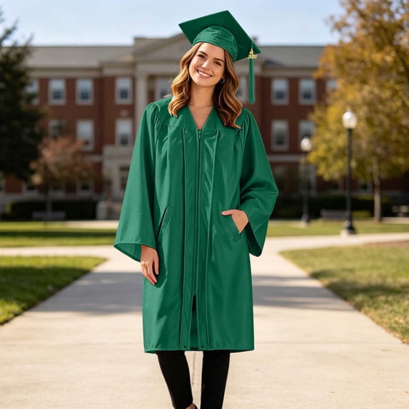 Style Robe Graduation HOWPAY Unisex Adult Graduation Cap and Gown Class of 2026 Set With ...