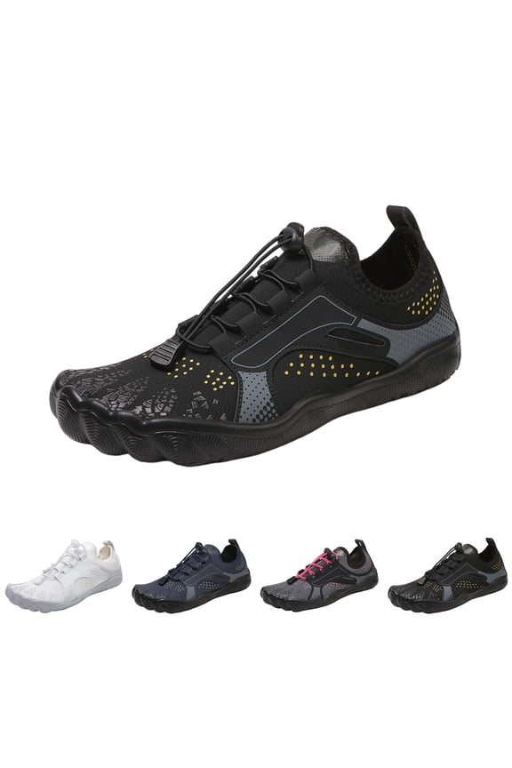 Water Shoes Women Men Unisex Quick Dry Sandals Summer Barefoot Shoes for Beach Swim Pool Hiking Lightweight on Sneakers Black 35