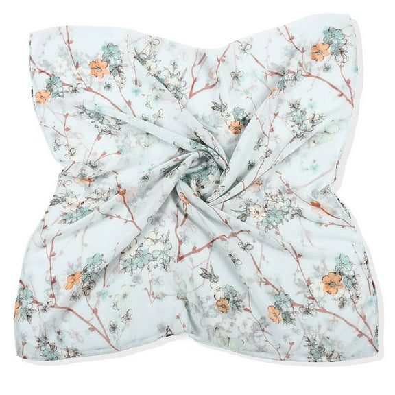 HOWPAY Womens Scarf Lightweight Classical Floral Print Long Soft Scarves Warm Oversized Shawl Wraps Cold Weather Causal Cozy Fall Winter Blanket