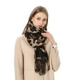thumbnail image 1 of HOWPAY Womens Scarf Lightweight Leopard Print Long Soft Shawl Wraps with Fringe Warm Oversized Scarves Cold Weather Causal Cozy Fall Winter Blanket, 1 of 4