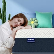 HOXURY 10 Inch Full Mattress, Green Tea Medium Firm Memory Foam Full Size Mattresses in a Box