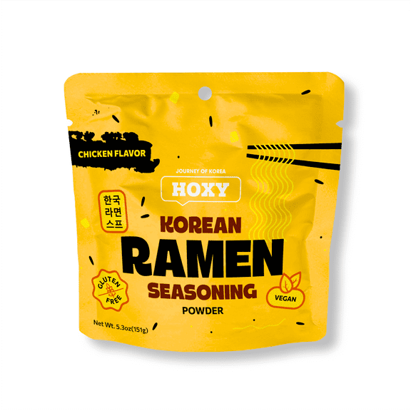 HOXY Korean Ramen Seasoning, Gluten Free, Vegan, 5.3oz (Chicken Flavor)