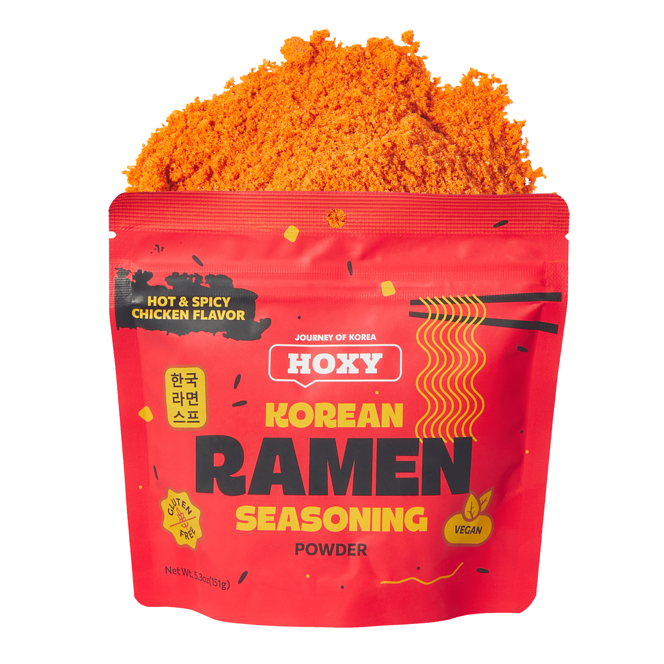 HOXY, Korean Ramen Seasoning, 5.3oz, Hot & Spicy Chicken Flavor
