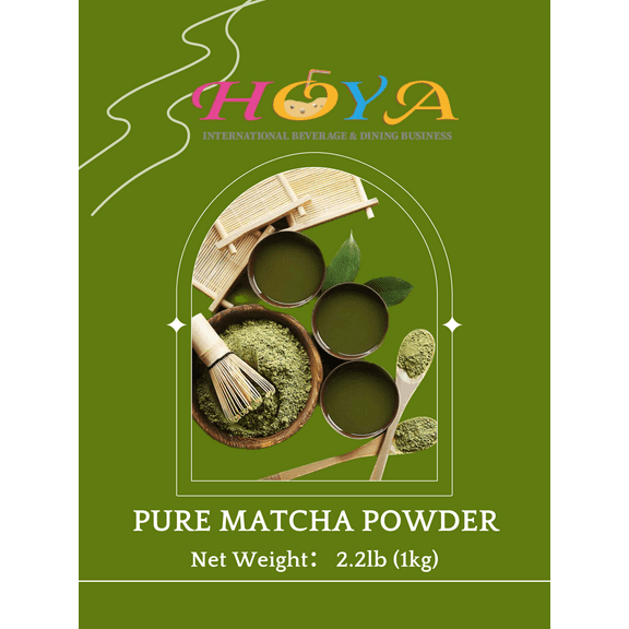 HOYA 100% Pure Matcha Green Tea Powder (2.2lb), 3-12323 20 cups