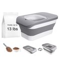 HOYTAMDAR Collapsible Pet Food STF9 Storage Containers, 13 LB Cat Food