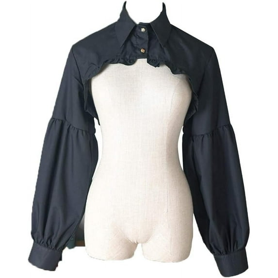 HOYUFEI Detachable Dickey Blouse False Collar Half Shirt Blouse Collar Crop Top