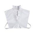 thumbnail image 1 of HOYUFEI Playful and Cute White Cotton Petal Fake Collar - Detachable Dickey Blouse, 1 of 9