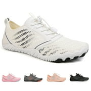 HOYUFEI Unisex Barefoot Shoes, Non-Slip Walking Shoes with Wide Toe Box, Pain-Free Comfortable Hiking Shoes for Men Women/men