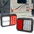 HOYUZA Double LED Trailer STF9 Tail Lights，Surface Mount RV Trailer