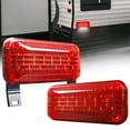 HOYUZA RV Tail Lights, RV Camper Lights Red Brake Turn Light White