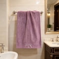 thumbnail image 1 of HOZADOIE Elegant Face Cotton Towels 13X29In, Ultra Soft & Highly Absorbent Hand Towels for Bathroom, Soft Feel Fingertip Towels Quick Drying Towels, Purple, 1 of 7