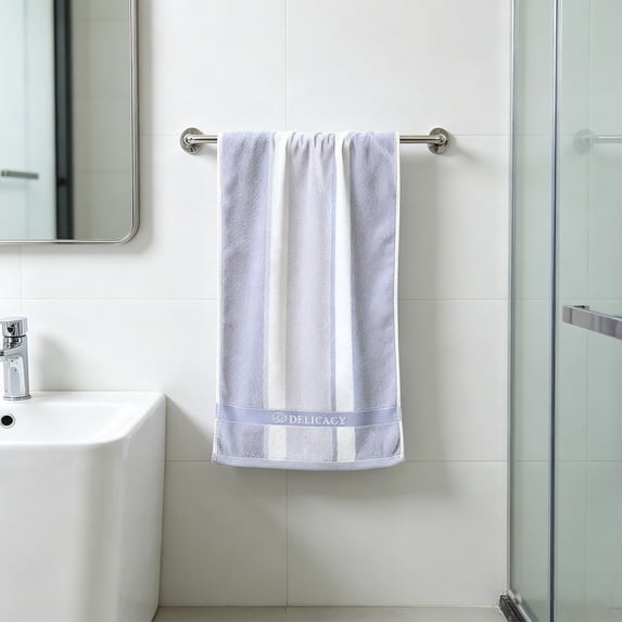 HOZADOIE Facial Cotton Towels 16X35In, Ultra Soft & Highly Absorbent Hand Towels for Bathroom, Soft Feel Fingertip Towels Quick Drying Towels, Gray