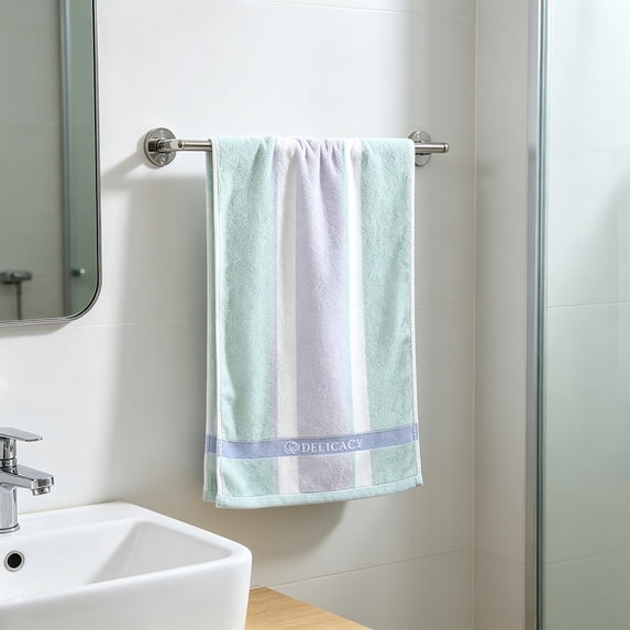 HOZADOIE Facial Cotton Towels 16X35In, Ultra Soft & Highly Absorbent Hand Towels for Bathroom, Soft Feel Fingertip Towels Quick Drying Towels, Green