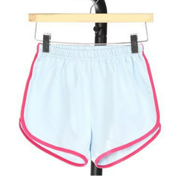 HOZADOIE Gym Shorts for Women Beach Dolphin Solid Color Elastic Waistband Casual Soft Lounge Yoga Breathable Athletic Booty Hot Shorts