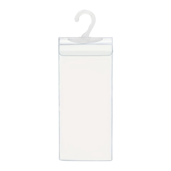 HOZADOIE Handicap Placard Holder Transparent PVC Disability Sign Hook Bag Disability Card Car Hanging Bag Parking Sign Packaging Storage Bag Car Accessories