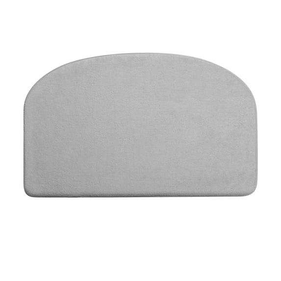 HOZADOIE Memory Foam Bath Mat, Super Soft Absorbent Bathroom Rugs Non Slip, Floor Carpet for Sink, Tub and Toilet, Home Decor Accessories, 24x16, Grey