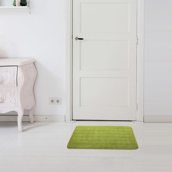 HOZADOIE Non Slip Bath Mat, Super Absorbent Bathroom Rugs Quick Dry Washable Bath Rug for Bathroom Floor Bathtub, Easy Care 16"x 24"