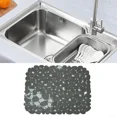 thumbnail image 1 of HOZVOMI 1 Pack Sink Mat for Stainless Steel and Porcelain Sinks, PVC Dish Drying Mat with Pebble Design, Eco-friendly Adjustable Kitchen Sink Protector Pad Fits Bottom of Sink, 1 of 6