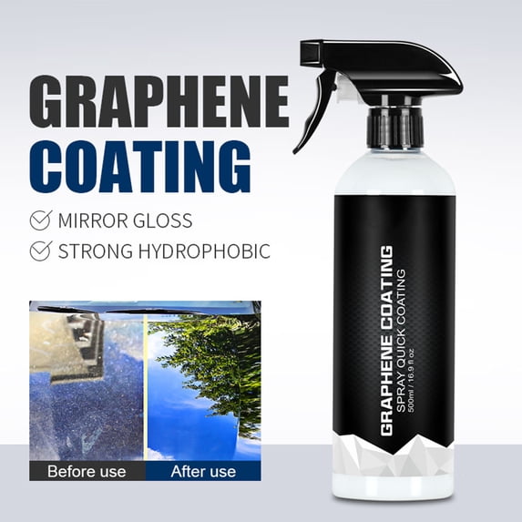 HOZVOMI 500ml Car Coating Agent - 3-in-1 High Protection Spray Paint, Nano Ceramic Wax Sealant for Paint Repair, Hydrophobic Shine & Scratch Resistance