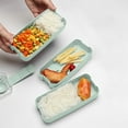 thumbnail image 1 of HOZVOMI Adult Stackable Bento Lunch Box with Utensil Set, Modern Leak-Proof Containers for Work and Dining Out, 1 of 7