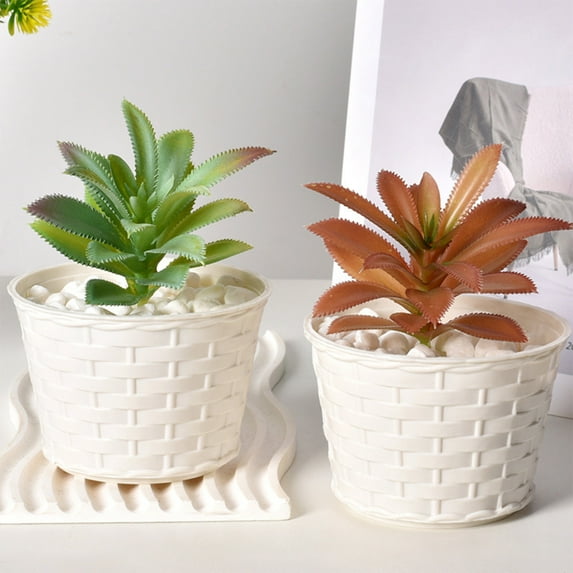 HOZVOMI Attractive and Versatile Plastic Flower Pot for Indoor and Outdoor Planting