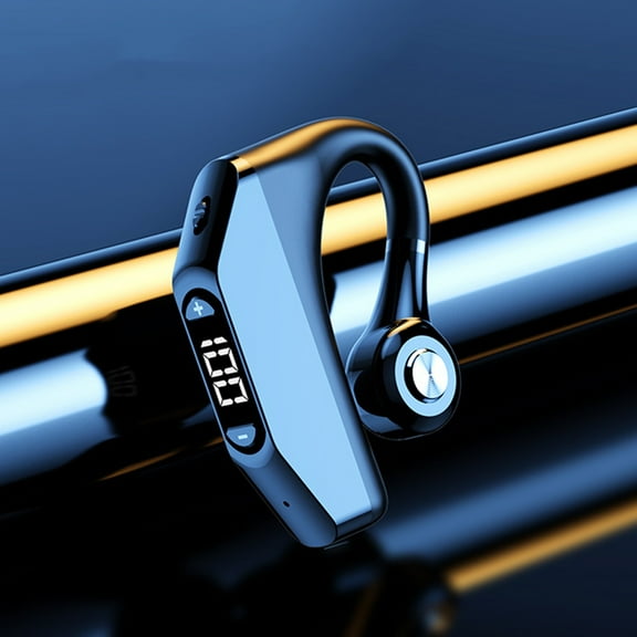 HOZVOMI Bluetooth 5.3 Wireless Earbuds with LED Power Display, IPX6 Waterproof, Hanging Ear Design, 20H Playtime HiFi Sound