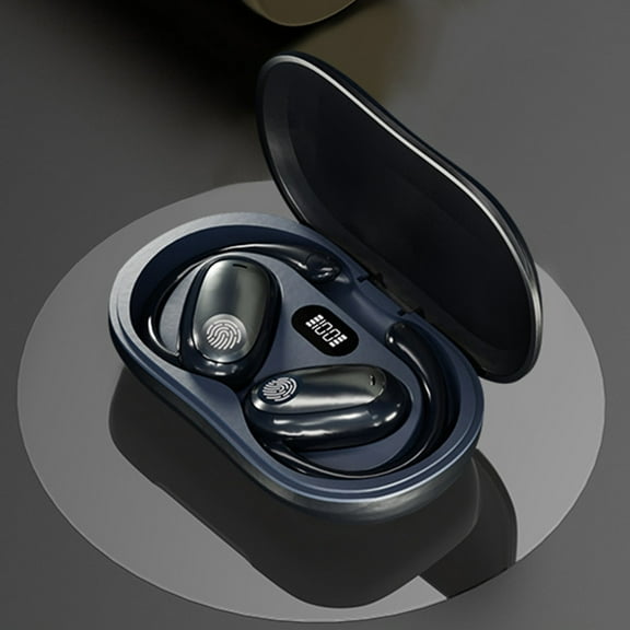 HOZVOMI Bluetooth 5.49 Wireless Earphones, Open-Ear Design for Sports, Directional Sound with Panoramic Effect, Long Battery Life, Type-C Fast Charging, Stable Transmission