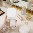 thumbnail image 1 of HOZVOMI Compact Multi-Functional Cosmetic Storage Organizer with Integrated Mirror for Jewelry and Makeup, 1 of 6