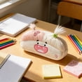 thumbnail image 1 of HOZVOMI Cute Ugly Cute Pencil Case With Braids Fun Storage Pouch For Stationery Lovers, 1 of 7