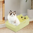 thumbnail image 1 of HOZVOMI Disposable Open Top Litter Tray, Foldable Extra Large Travel Cat Litter Box, Waterproof Portable Toilet for Outdoor Use, 1 of 6