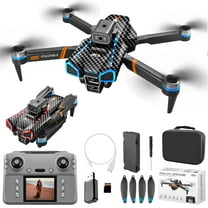HOZVOMI Drone with 1080P Camera, Remote Control, Brushless Motor, Altitude Hold, Obstacle Avoidance, HD Screen, and Storage Card for Adults