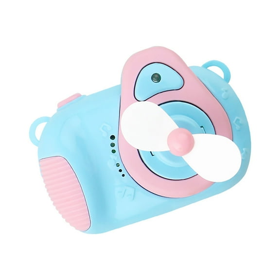 HOZVOMI Fan Camera with Music and Lights, Continuous Foam Blowing Machine, Safe and Fun Outdoor Entertainment