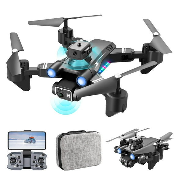 HOZVOMI Foldable FPV Drone with Dual 1080P HD Camera, Gesture Control RC Quadcopter, 360° Obstacle Avoidance, Multiple Flight Modes, and One-Key Functions