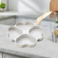 thumbnail image 1 of HOZVOMI Household Aluminum Four Hole Omelette Pan, Mini Non-Stick Breakfast Pan for Egg, Dumpling, Hamburger, Heart-Shaped, 1 of 6