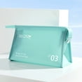 thumbnail image 1 of HOZVOMI Jelly Series PVC Waterproof Cosmetic Bag - Solid Color, Easy Clean, Versatile Storage for Makeup and Toiletries, Blue, 1 of 6