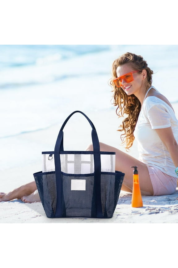 Large Capacity Beach Bag - Travel Shoulder Swimwear Storage, Portable Swim Resort Tote.