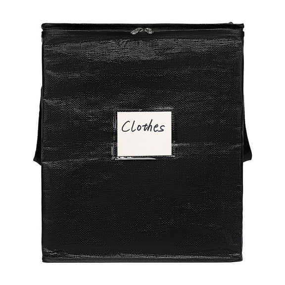 HOZVOMI Large Capacity Foldable Clothing Storage Bag, Ultra Space Saving Compression Bag for Down Jacket, Quilt, Bedding, and Household Clothing(Black, 16.54x13.78x13.78" )