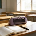 thumbnail image 1 of HOZVOMI Large Capacity Pencil Case with Transparent Window for Stationery Organizer, 1 of 6