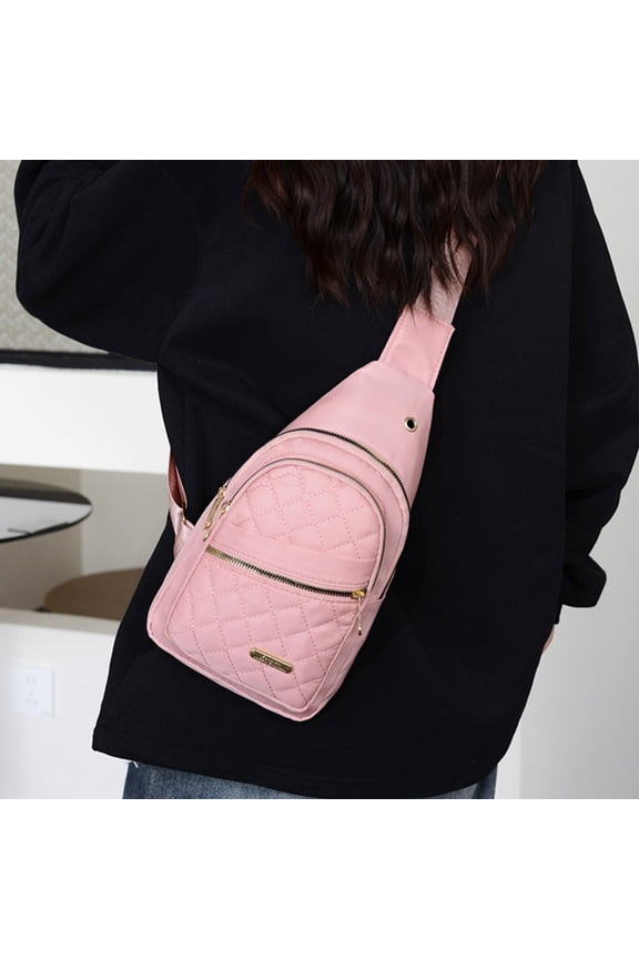 Lightweight Large Capacity Travel Chest Bag for Women - Convenient Fabric Waterproofing Sling Bag, Crossbody Front Pack