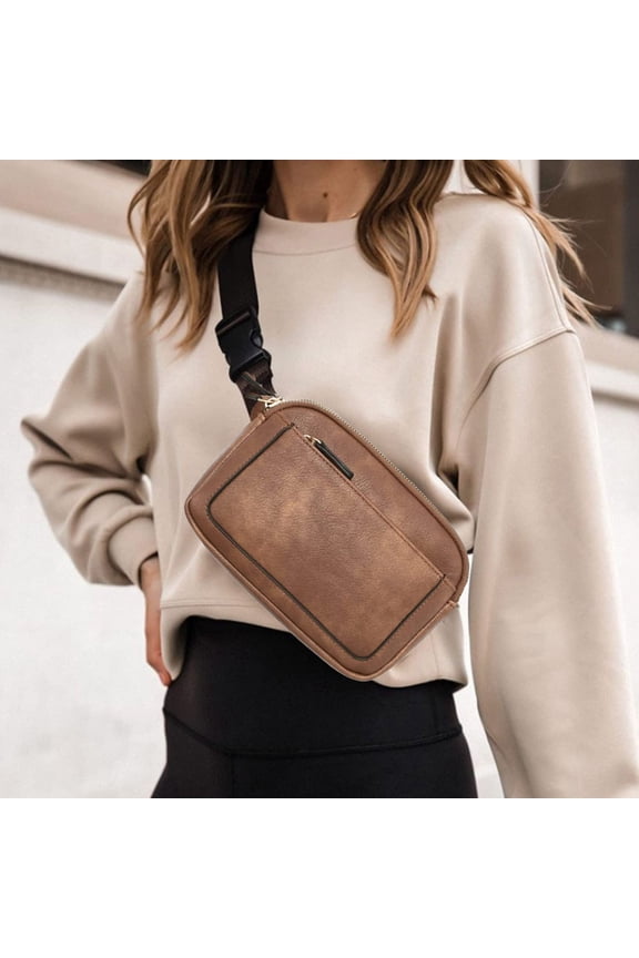 Lightweight Waterproof Crossbody Pack With Adjustable Strap For Travel And Daily Use Multi Pocket For Convenient Storage