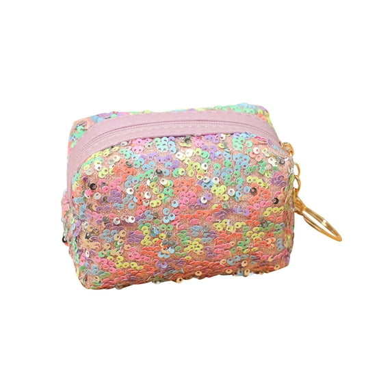 HOZVOMI Mini Coin Purse Kids Wallet Keychain Key Fob Purses Kids Purse Cute Coin Purse Change Wallets for Women Small Coin Purse Coin Purse for Women Girl Zipper Bag Metal Miss