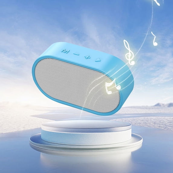 HOZVOMI Mini Outdoor USB Charging Portable Bluetooth 5.2 Speaker, 10W High Volume Subwoofer with IPX5 Watertight, Shocking Sound, Multiple Colors, for Home, Travel, and Outdoor Activities