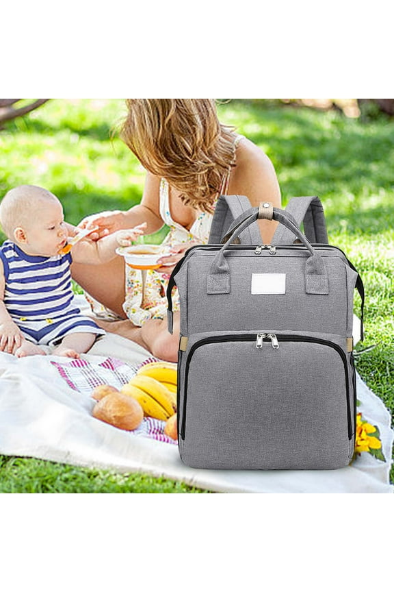 Mother And Baby Outdoor Use Portable Folding Bed - Lightweight, Large Capacity, Multifunctional Backpack