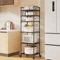 thumbnail image 1 of HOZVOMI Multi Layer Household Storage Rack Trolley with 360 Degree Wheels for Bathroom Kitchen and More, 1 of 6