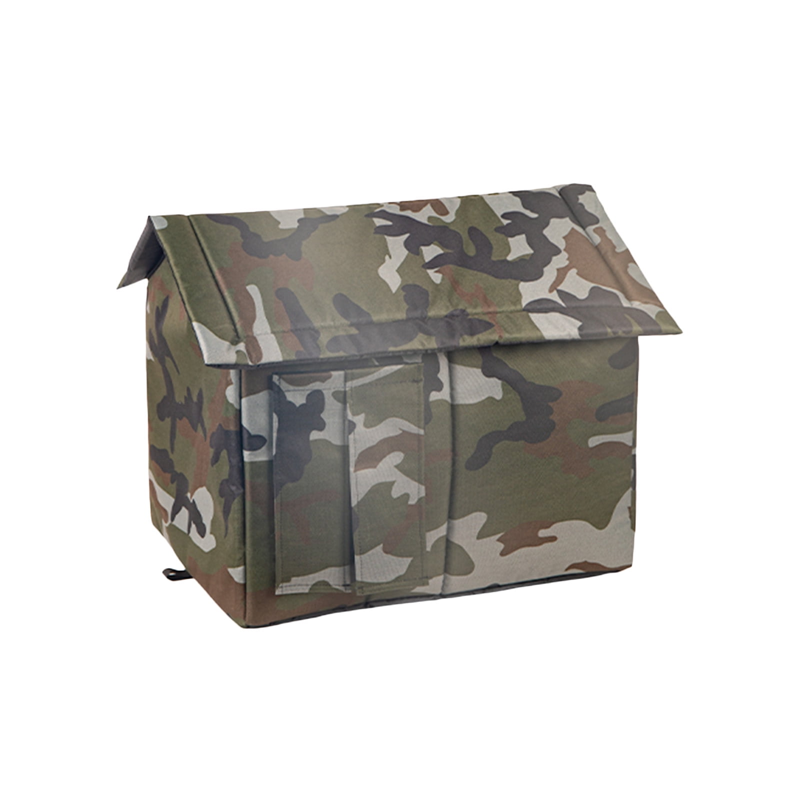 HOZVOMI Outdoor Winter Cat House - Foldable Padded Shelter for Stray Cats, Warm and Easy to Store