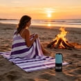thumbnail image 1 of HOZVOMI Oversized Fast-Drying Beach Towel for Adults, Soft Polyester Travel Towel, Perfect for Pool, Camping, and Vacations, Includes Storage Bag, 1 of 6