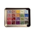thumbnail image 1 of HOZVOMI Pearlescent Solid Watercolor Paint Set, Professional Pigments, Shimmer Finish, Portable Travel Box, Artist Quality, 1 of 3