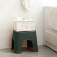 thumbnail image 1 of HOZVOMI Plastic Stool Non Slip Versatile Home Stool for Various Uses Lightweight and Portable, 1 of 8